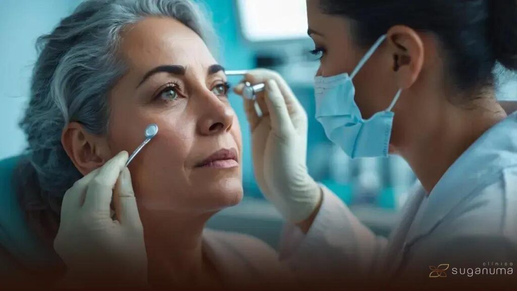 Flacidez palpebral leve a moderada: solução Plasmage de jato de plasma